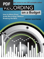 Download Recording on a Budget by Himansusekharnayak SN158746432 doc pdf