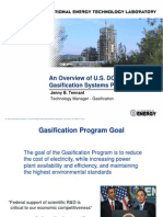 An Overview of U.S. DOE's Gasification Systems Program: Jenny B. Tennant