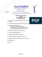 Medford Energy Committee Agenda 11-7-11