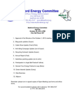 Medford Energy Committee Agenda 10-29-12