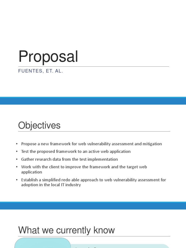 A New Web Application Vulnerability Assessment Framework | PDF ...