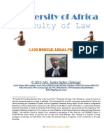 Download Legal Process- Learners Module by CHITENGI SIPHO JUSTINE PhD Candidate- Law  Policy SN158787583 doc pdf