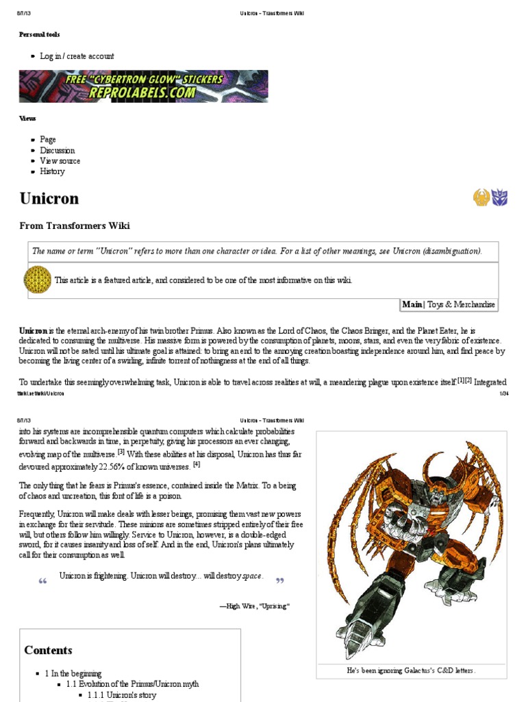 Commercial - Transformers Wiki