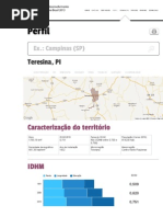 Perfil do Município de Teresina, PI _ Atlas do Desenvolvimento Humano no Brasil 2013