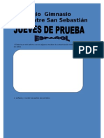 Jueves de Prueba Español