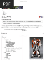 Ratchet (WFC) - Transformers Wiki