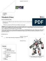 Wheeljack (Prime) - Transformers Wiki