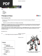 Wheeljack (Prime) - Transformers Wiki