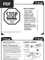 X-Arcade Tankstick Manual USA