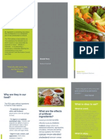 artificial ingredient brochure