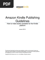 Amazon Kindle Publishing Guidelines