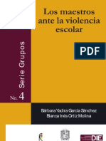 Los Maestros Ante La Violencia Escolar