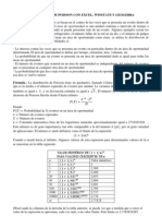 Distribución de Poisson Con Excel, Winstats y Geogebra PDF