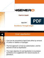 Coal To Liquid: Excellence Through Insight