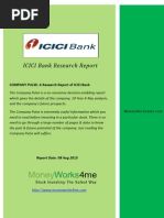 Download ICICI Bank Research Report by MoneyWorks4me SN158855817 doc pdf
