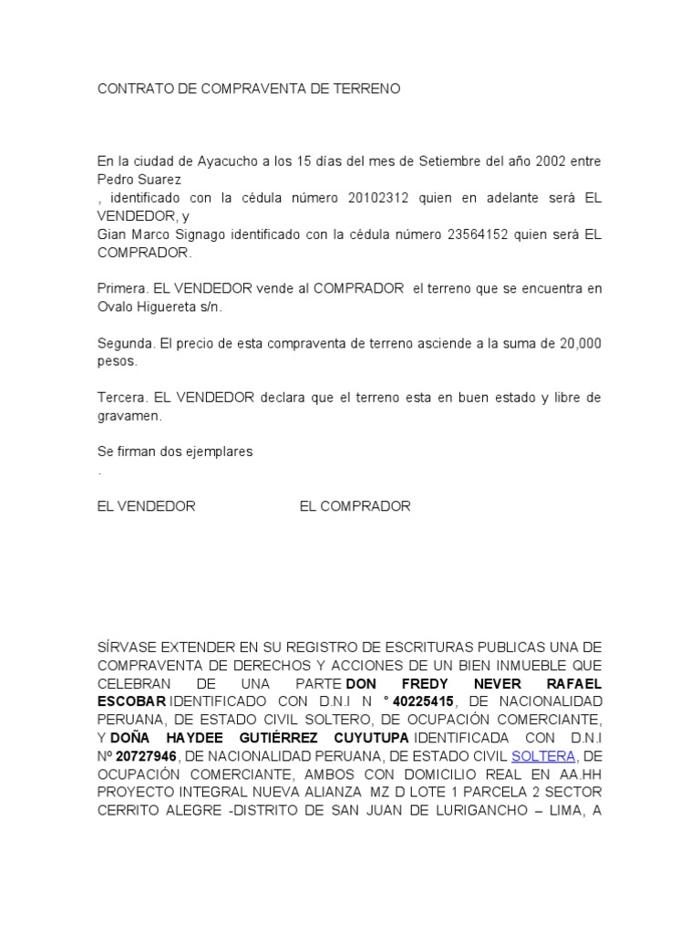 CONTRATO DE COMPRAVENTA DE TERRENO.doc