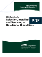 AHRI Guideline F 2008