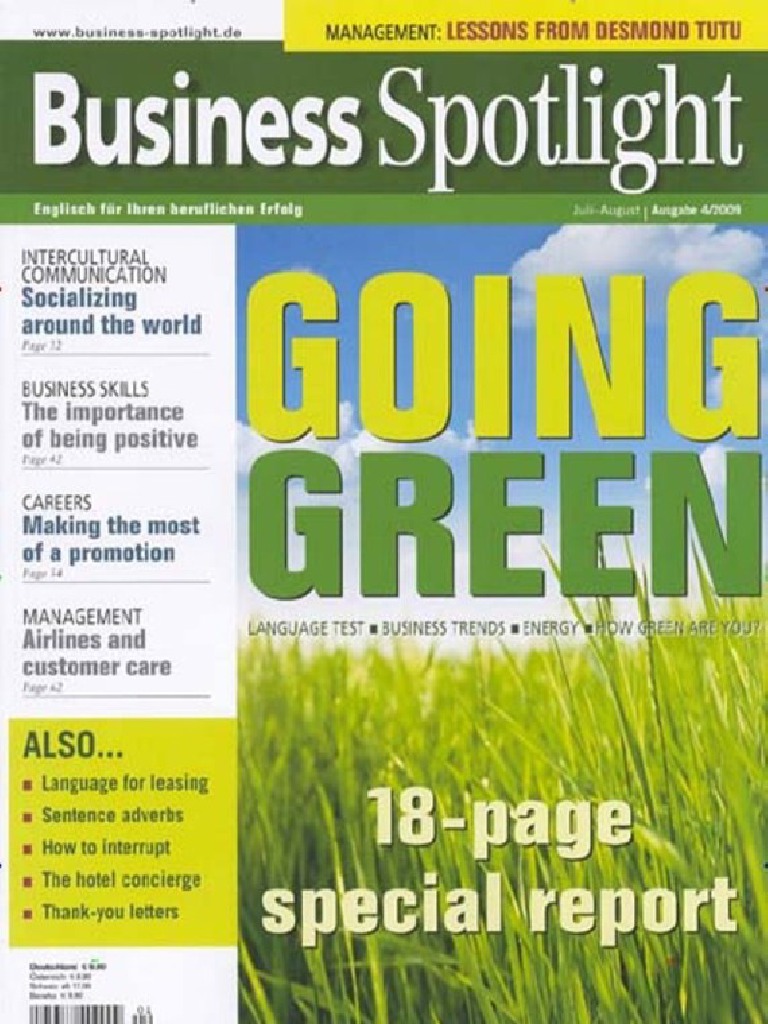Business Spotlight 4-2009, PDF, Denmark