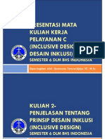 SS-20130805-PPT Course 2 - Penjelasan Prinsip Desain Inklusi