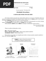 7 Ano Atividade Extraclasse Verbos 13517517