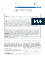 Molecular Ecological Network Analyses: Methodologyarticle Open Access