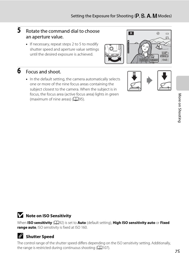 Camera Exposure Settings Guide | PDF