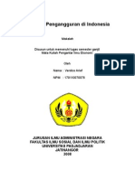 Download Makalah Masalah Pengangguran Ekonomi by Verdico Arief SN15891512 doc pdf