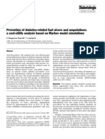 Prevention of Diabetes-Related Foot Ulcers and Amputations: A Cost-Utility Analysis Based On Markov Model Simulations
