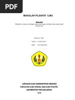 Download Makalah FILSAFAT ILMU Filsafat Ilmu by Verdico Arief SN15892016 doc pdf