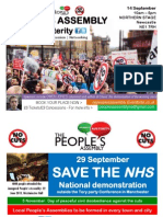 People's Assembly North East - Saturday 14 September