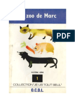 Je Lis Tout Seul Série 08 No 01 Le Zoo de Marc 1970