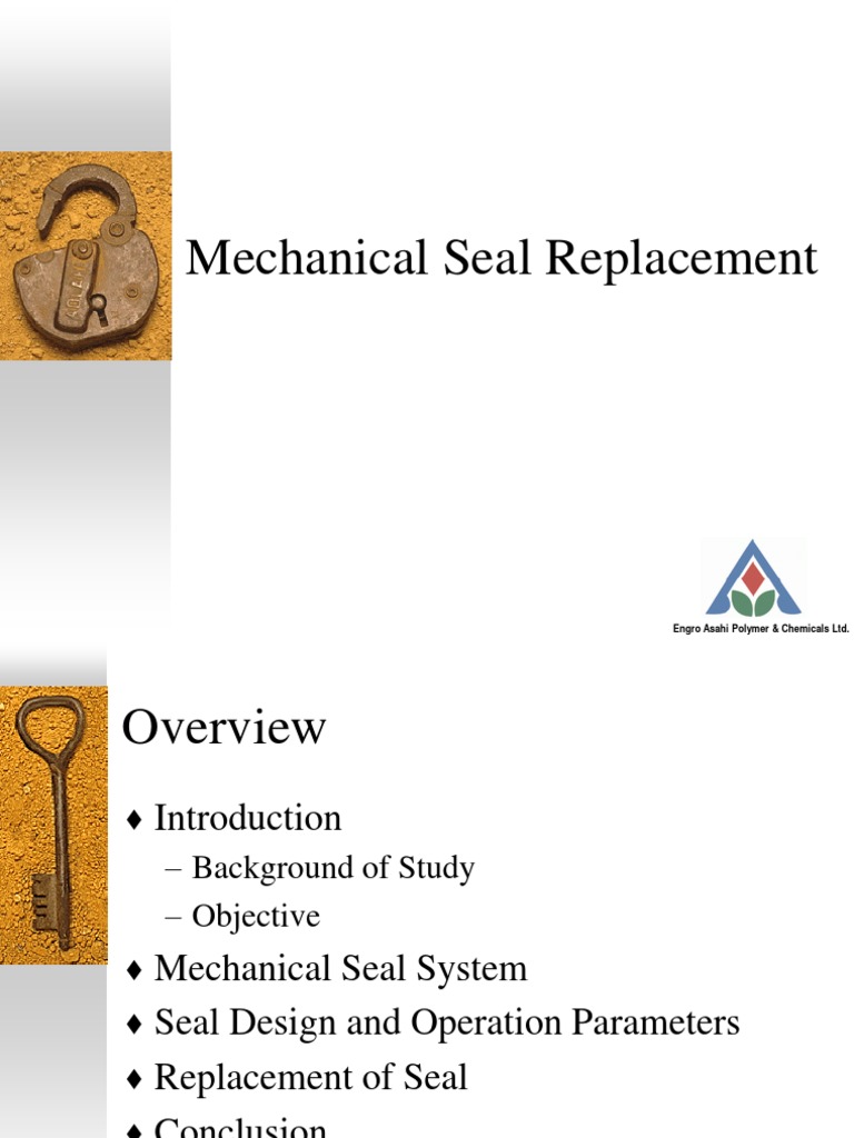 Mechanical Seal Replacement Overview | PDF | Pressure | Hvac