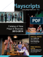 Playscripts, Inc. Catalog of New Plays & Musicals 2013-2014