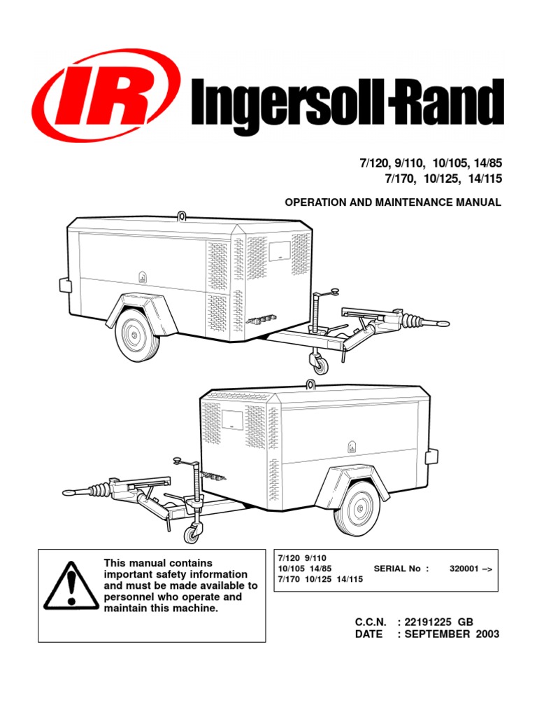Ingersoll rand ssr xf 125 manual