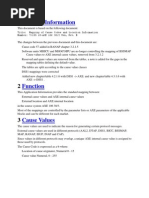 Mapping of Cause Codes and Location Information