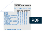 Menswear Measurement Generator MG