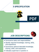 Job Specification