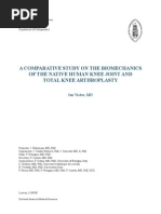 Comparative Study on the Biomechanics of Knees