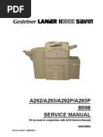 Ricoh Aficio 551-700 Service Manual