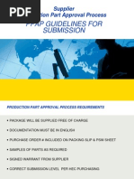 Ppap Guidelines For Submission: Supplier Production Part Approval Process