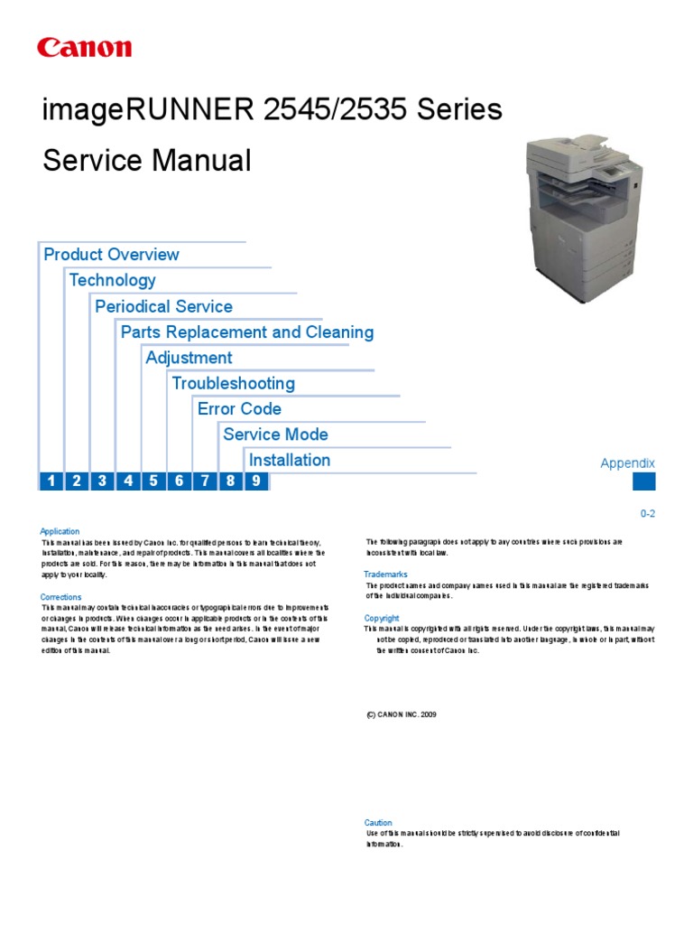 Calaméo - imageRUNNER iR105 Parts and Service Manual. ir2545_2535-sm |  Image Scanner | Electrical Connector