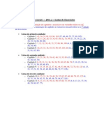 Listas de Exercicios Fisica Geral 1