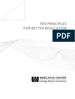 Ten Principles For Better Regulation