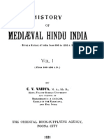 History of Medieval Hindu India