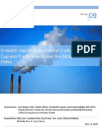 A Health Impact Assessment of California's Cap-and-Trade Greenhouse Mitigation Policy