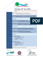 Asian Water Symposium Programme 29052009