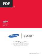 Verizon Wireless U365 Gusto 2 User Manual English FB03 F6