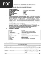 Silabo de Lenguaje i Cevatur 2013