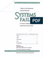 Systems Failure Executive Summary