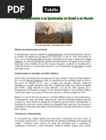 Apostila de Geografia - O Desmatamento No Brasil e No Mundo